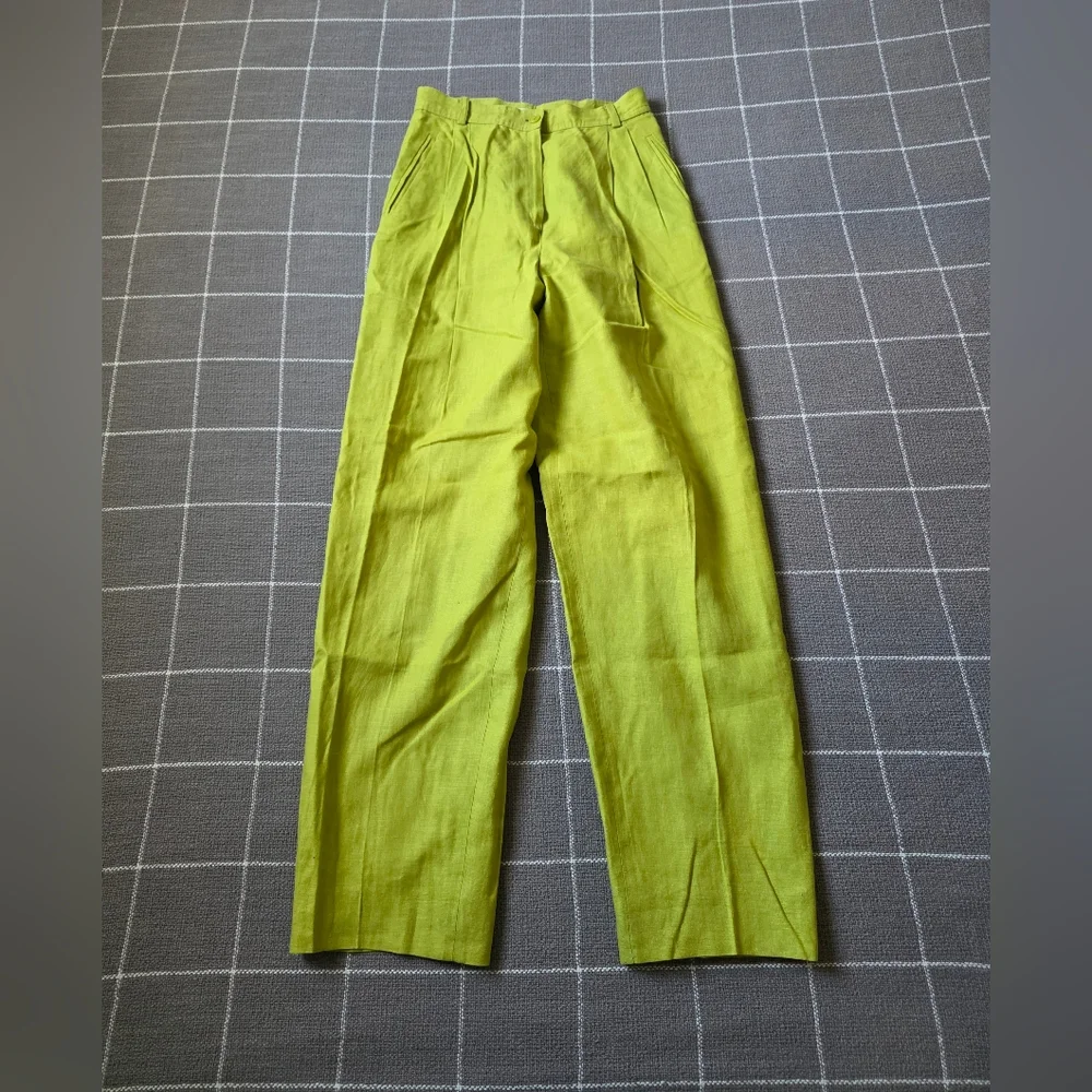Vtg Gucci Linen Trousers - Picture 1 of 12